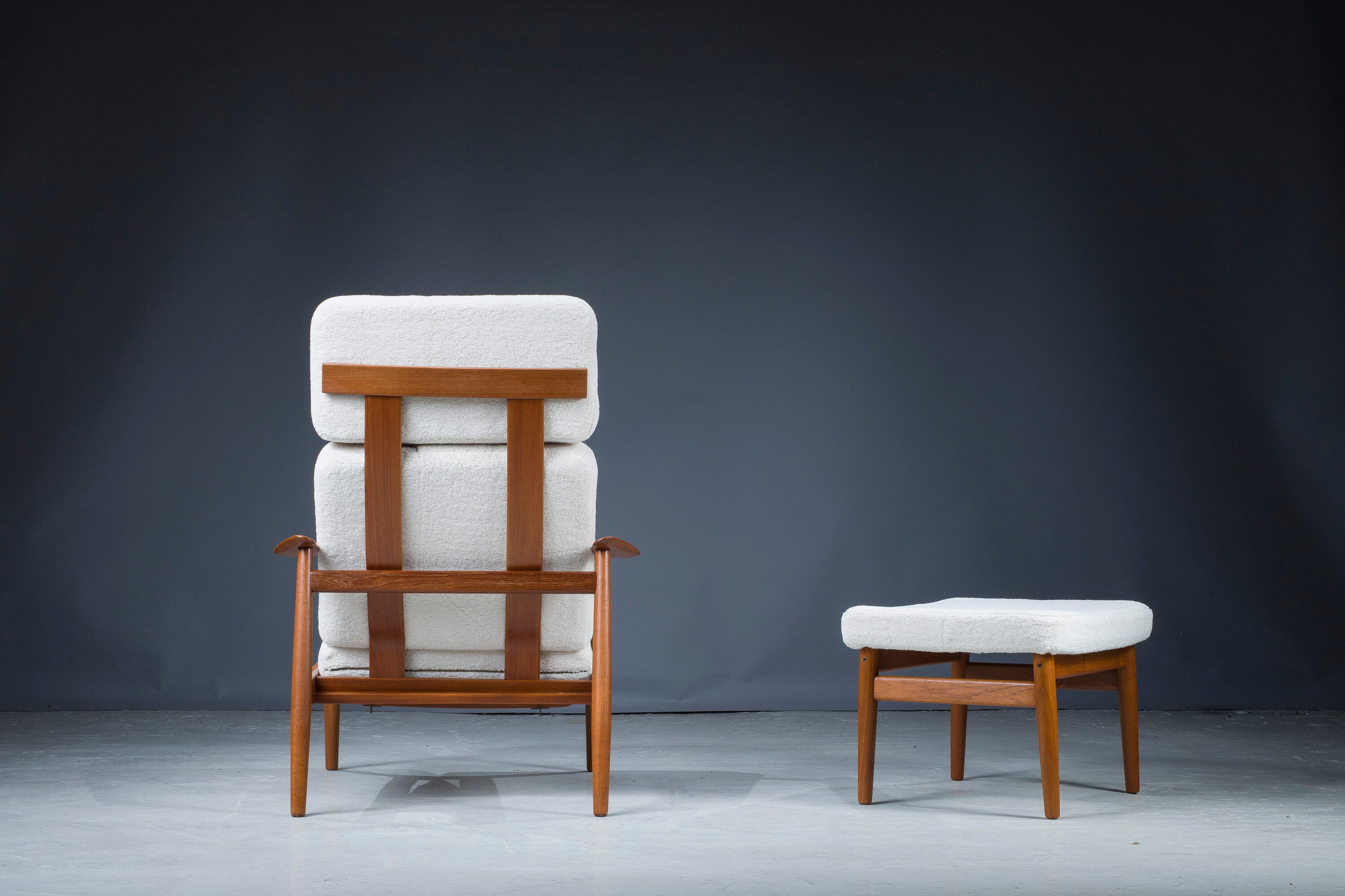 Armchair and ottoman by Arne Vodder for France & Søn