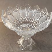 Cup on foot a fruit compotier glass crystal art deco