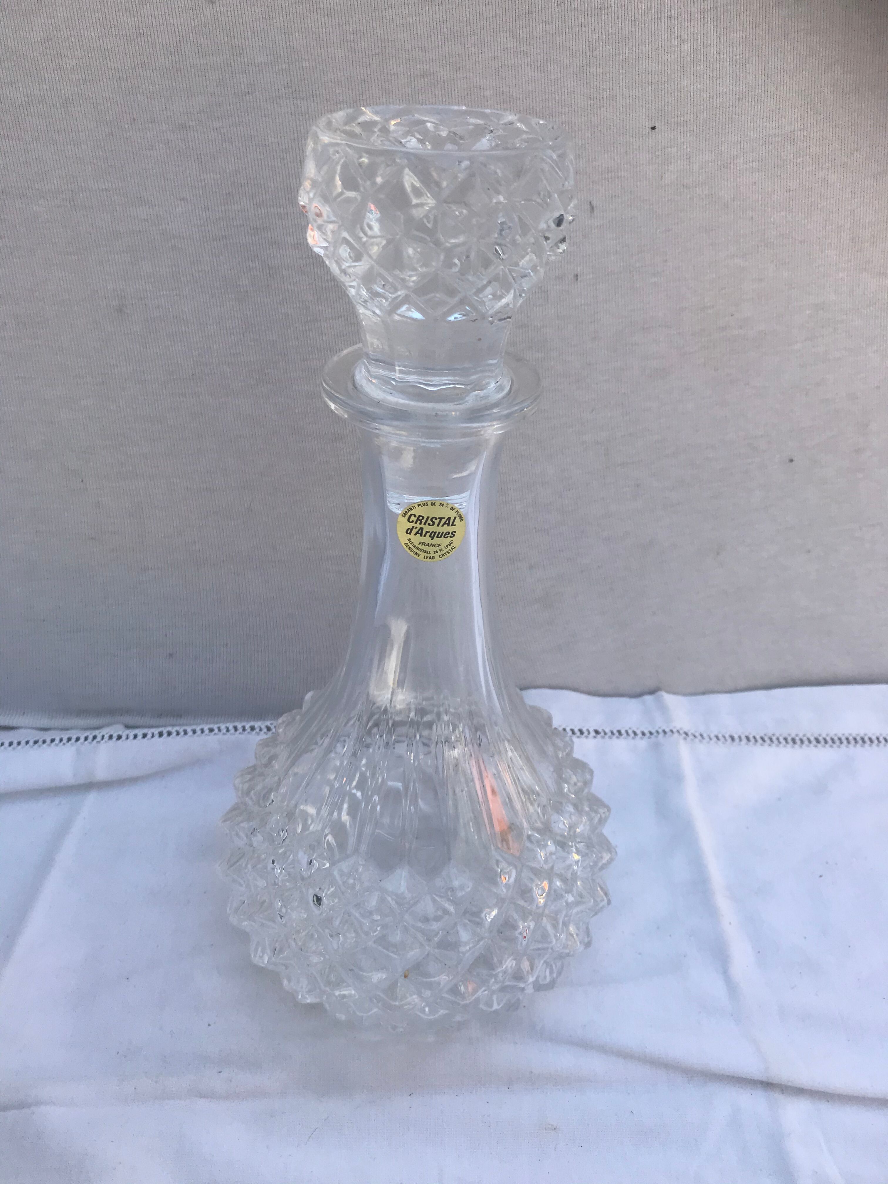 Former Arques cristal carafe