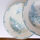 4 vintage deep plates in ironstone from L&G model Oeillets 220520