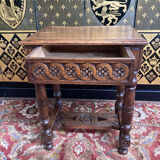 Oak side table