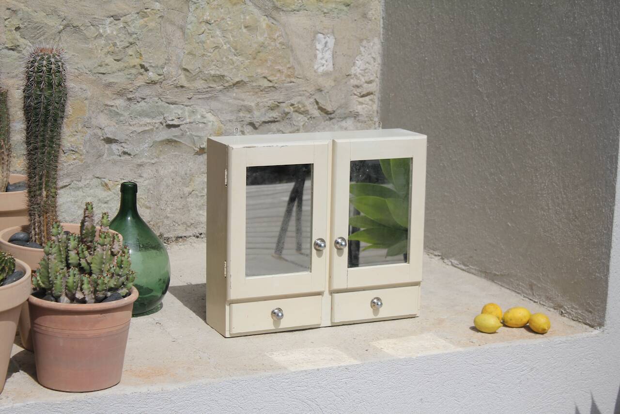 Old pharmacy cabinet