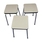 3 formica stools