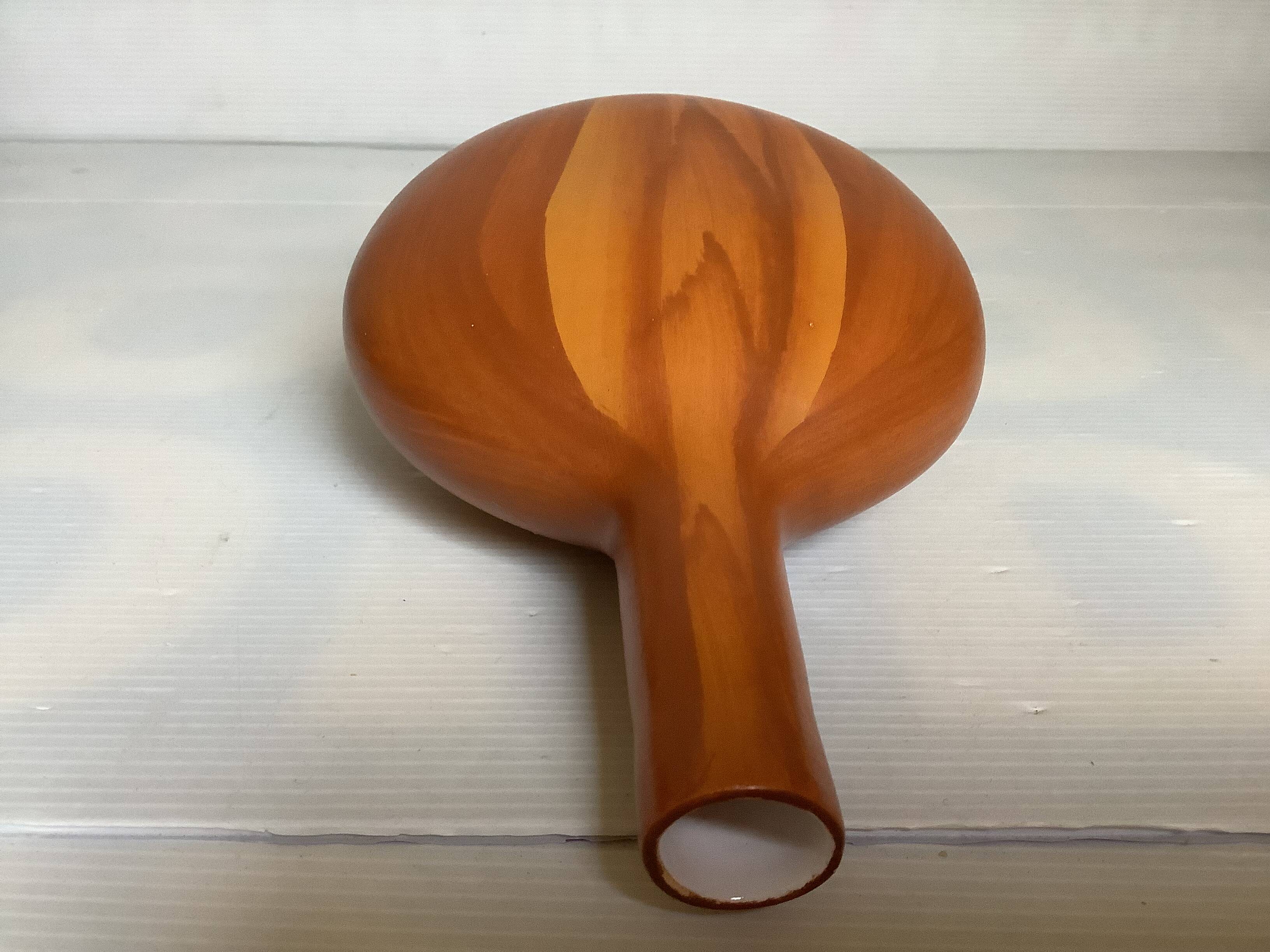 Imitation wood bottle vase