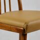 Camel Brown Natural Leather Dining Chair, 1970s