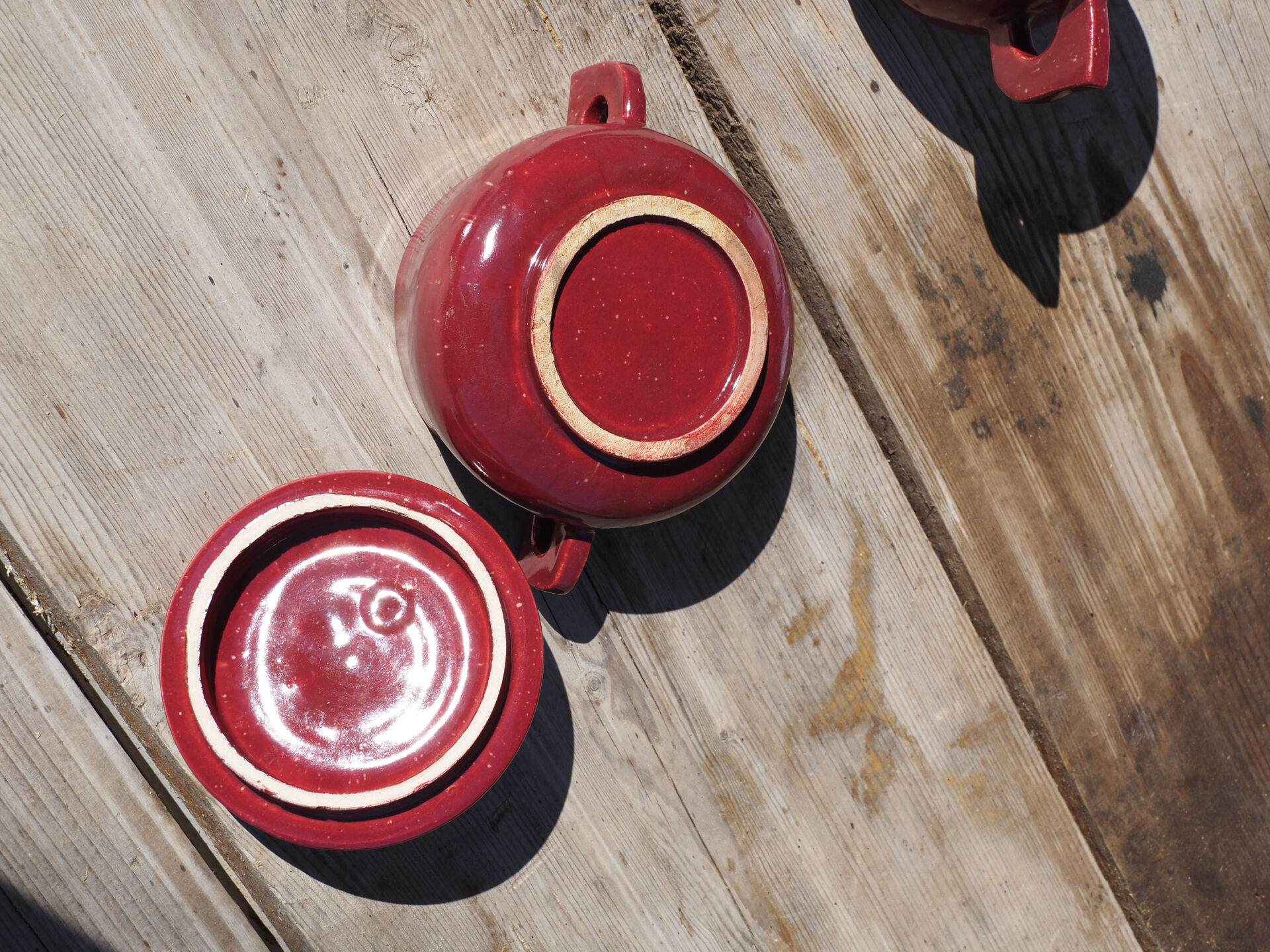 Art Deco Red Tea/Coffee Set