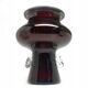 Vase, Polish modernism, burgundy glass, Poland, 1970s