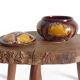 Mid-Century Vallauris Ceramic Box with Earthy Glaze, France, 1950s