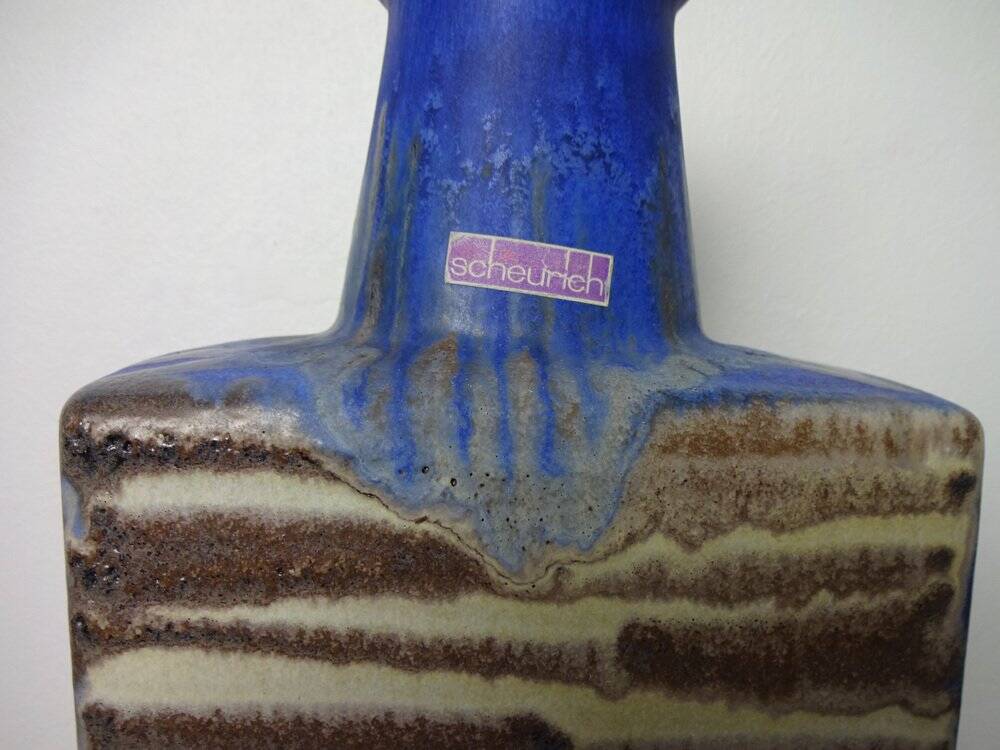 Large 281-49 Lava Ceramic Vase from Scheurich, 1970s