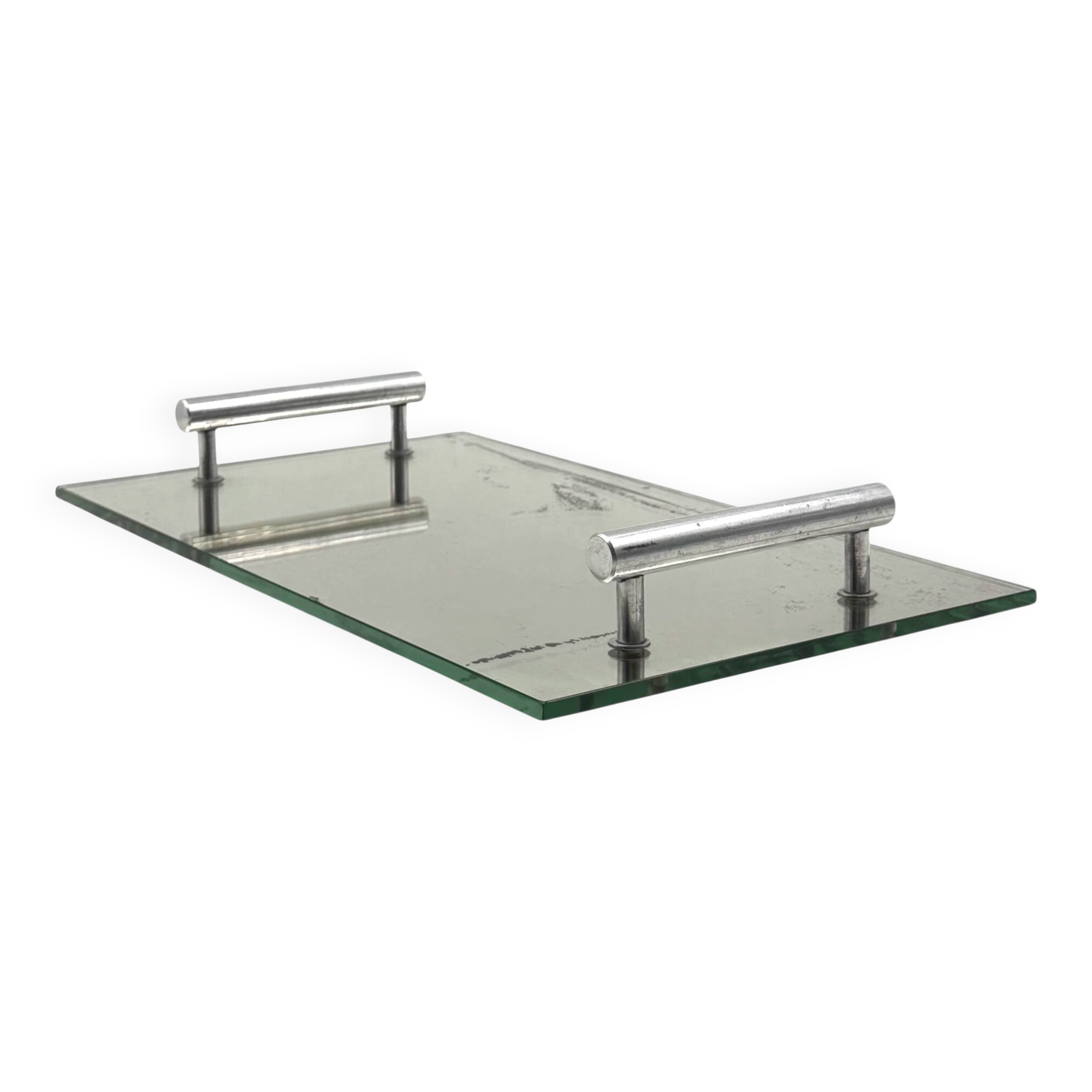 Modernist mirrored tray, France 1960