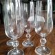 Lot de 4 flûtes à champagne en cristal