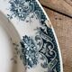 Set of 8 mismatched antique ironstone deep plates.