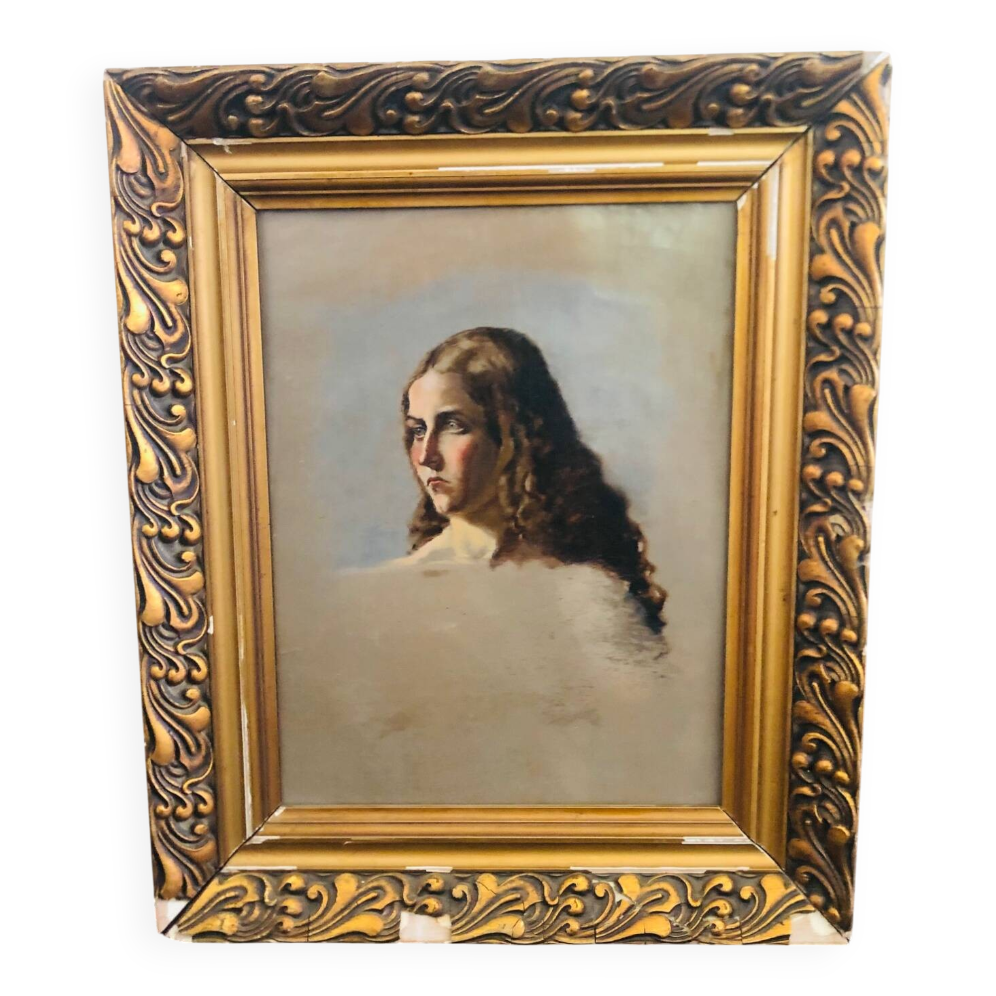 Portrait of a young Flemish girl