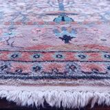 Tapis pakistanais en laine et soie fait main