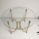 Table basse de salon vintage hollywood regency années 50-60