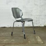 Metal space age stool Fröscher Sitform