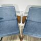 Pair of vintage design armchairs 'Bunny' 60s