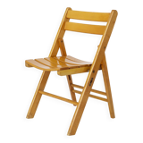 1 of 4 Vintage Folding Chair, 1950s–1960s German Design, Beech Wood