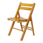 1 of 4 Vintage Folding Chair, 1950s–1960s German Design, Beech Wood