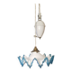 Suspension Up and down Opaline and porcelain