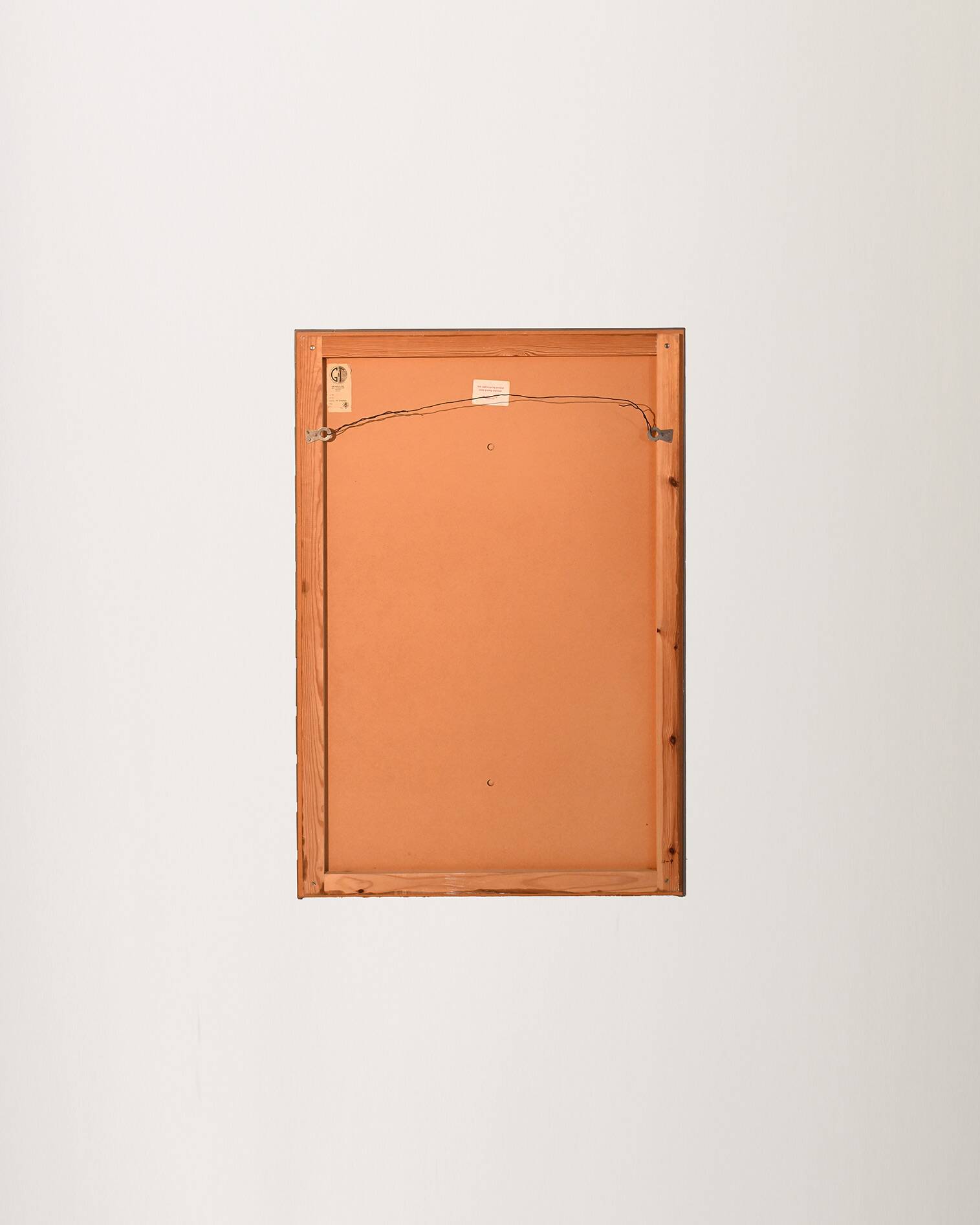 Swedish mirror by Lars-Göran Nilsson for Glas & Trä Hovmantorp, 1970s
