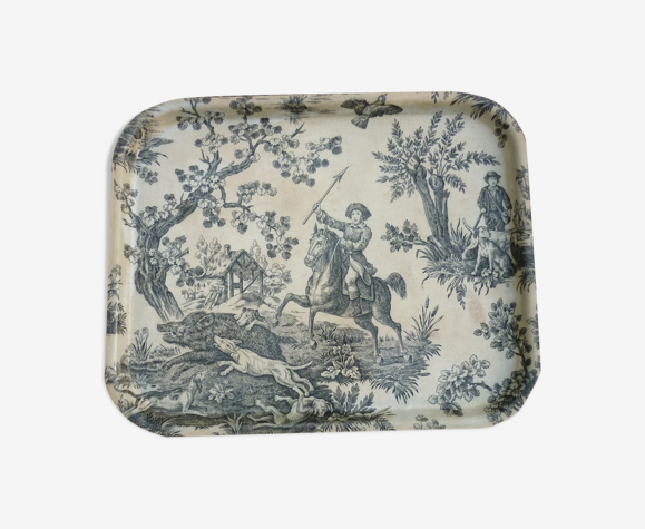 Plateau chasse à courre manover chaumontel 1950-60