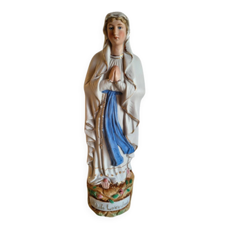 Religious Statuette of Our Lady of Lourdes, Saint Virgin Mary