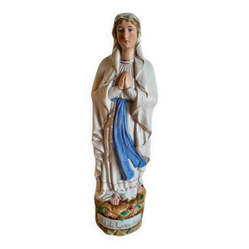 Religious Statuette of Our Lady of Lourdes, Saint Virgin Mary