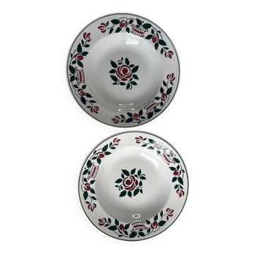 Lot de deux assiettes creuses Villeroy & Boch