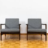 Pair of mid century armchairs "b7522 " by zenon bączyk, poland, 1960's