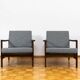 Pair of mid century armchairs "b7522 " by zenon bączyk, poland, 1960's