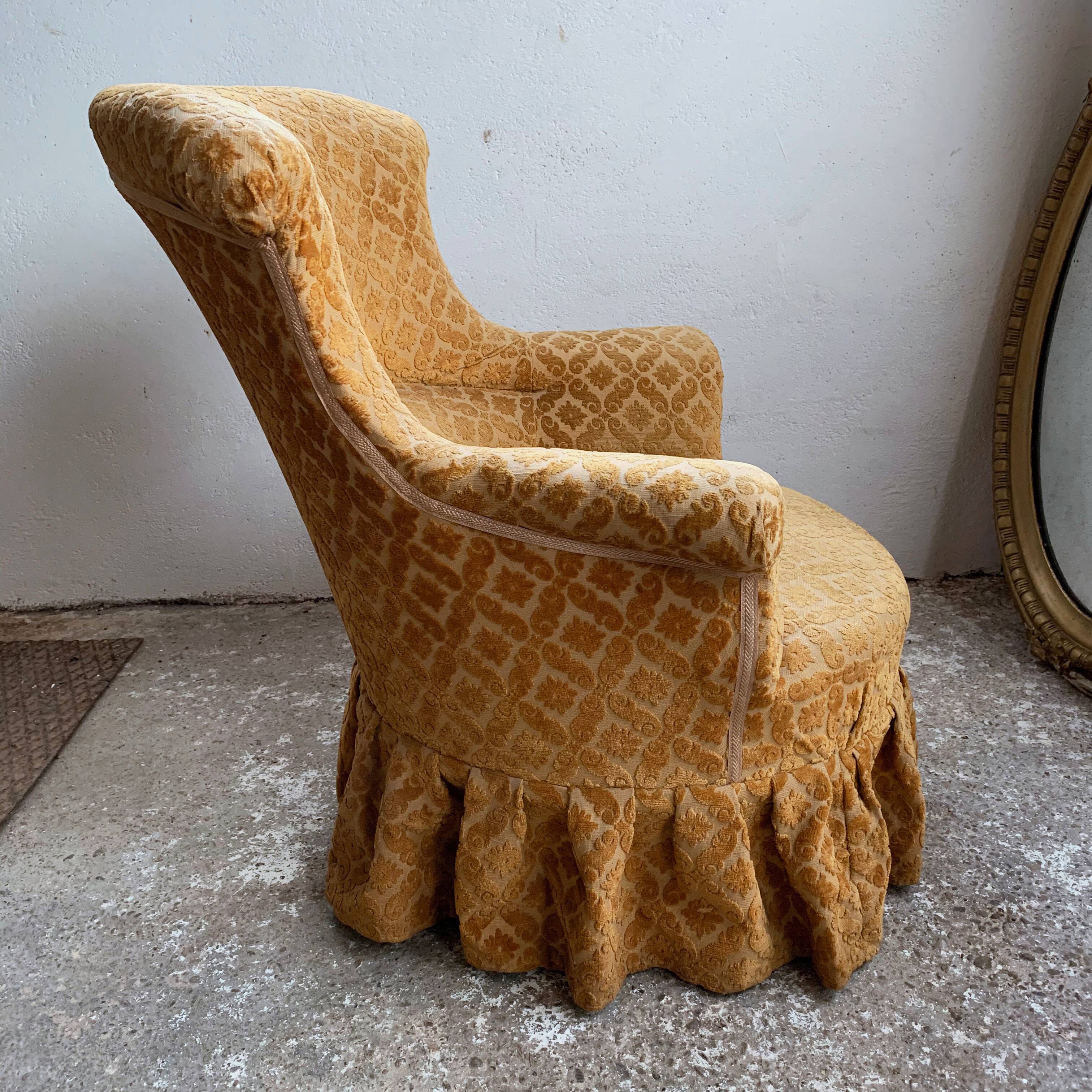 Napoleon III toad chair