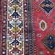Nice large vintage carpet chirwan Azerbaijan handmade 234x310 cm