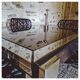 Smoked glass table with chromed metal legs La Metal ARREDO - Milano