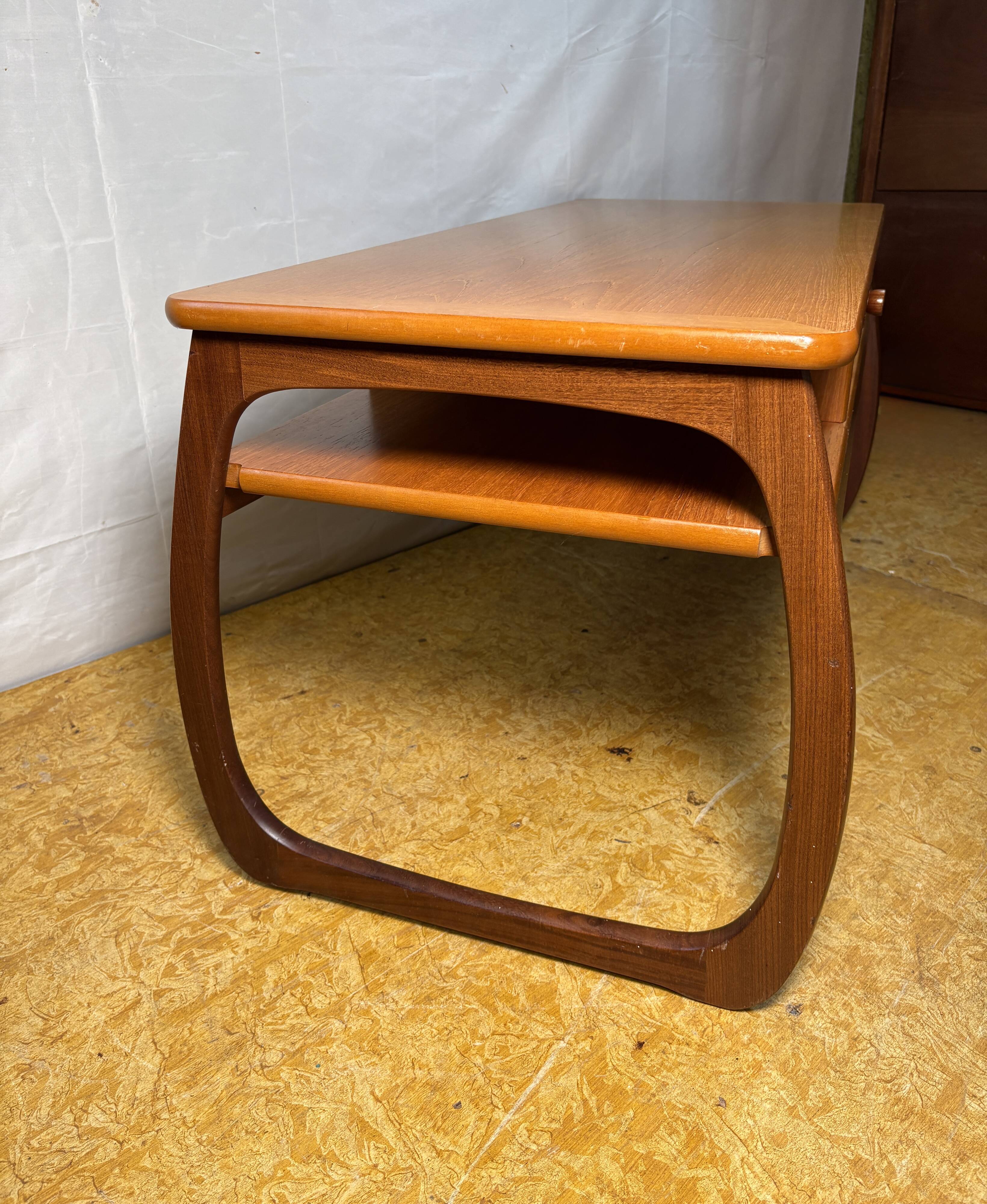 Vintage Parker Knoll Burlington Coffee Table | 1970s | Mid-Century Teak | S