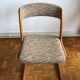 Chair 1960 wool and light wood
