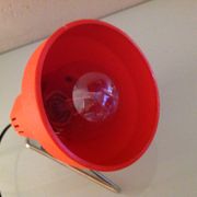 Orange infrared lamp by Condel / vintage 70s