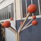 Vintage orange coatrack