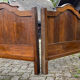 Antique solid walnut boat headboards