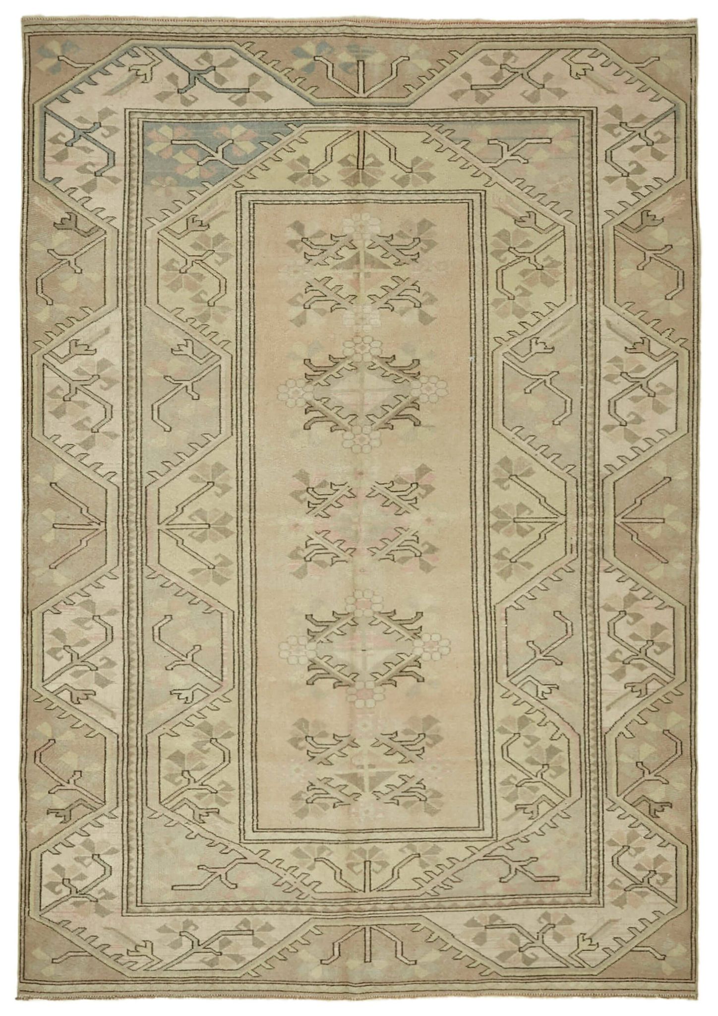 Turkish Vintage Anatolian Rug 195 cm x 278 cm