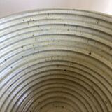 XXXL lime gray sandstone monastery salad bowl Daniel de Montmollin, Taizé 1970