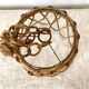 60s rattan pendant light