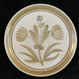 6 flat plates vintage flower decoration Lonchamp