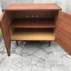 Meuble de rangement petite enfilade en teck vintage de style scandinave  années 60