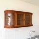 Elegant Art Deco-style hanging display cabinet