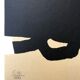 Lithographie originale avec découpe d'Eduardo CHILLIDA, Sans titre, 1999