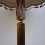 Lampadaire onyx & marble, années 1960