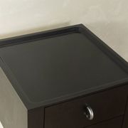 1980s chest of drawers with clear contrast design