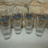 Lot 4 verres pastis 51, bistrot publicitaire