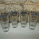 Lot 4 glasses pastis 51, advertising bistro